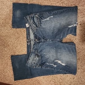 Wallflower Bootcut Distressed Low Rise 17